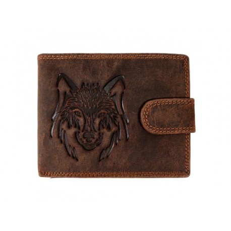Kožená peněženka Vlk
